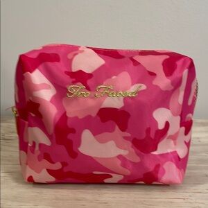 Too Faced Camo Cosmetic Bag NEW!